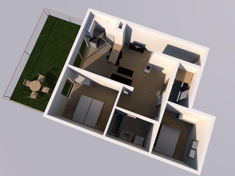 Apartment Lawendowy Zakatek - Klimatyzacja - Ogrodek - Prywatny Parking